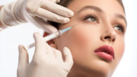 Young girl getting Botox treatment
